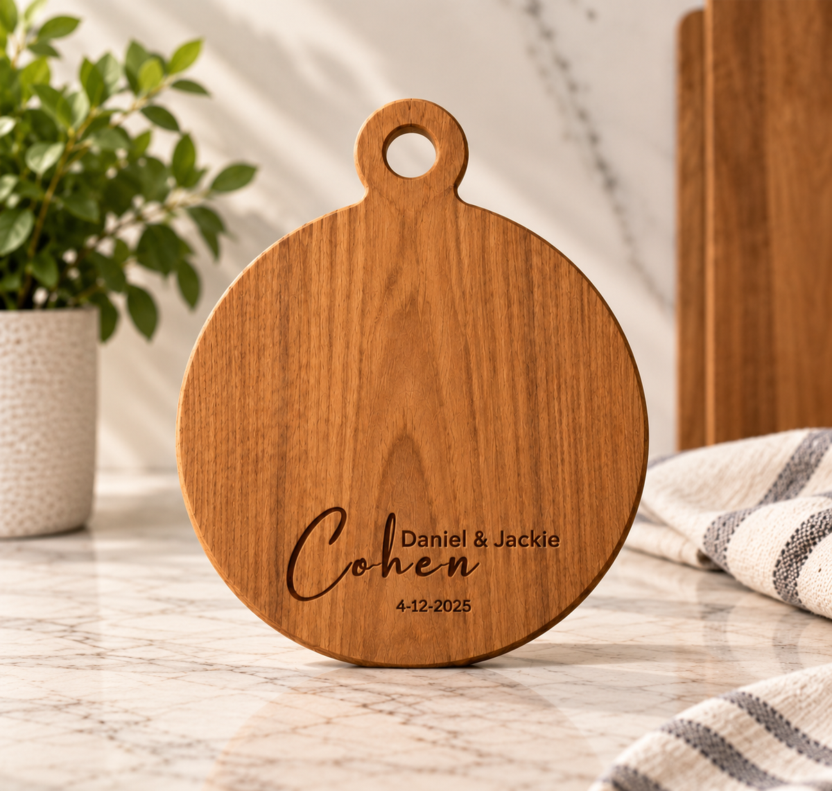 Personalized Wooden Cutting Board Favors