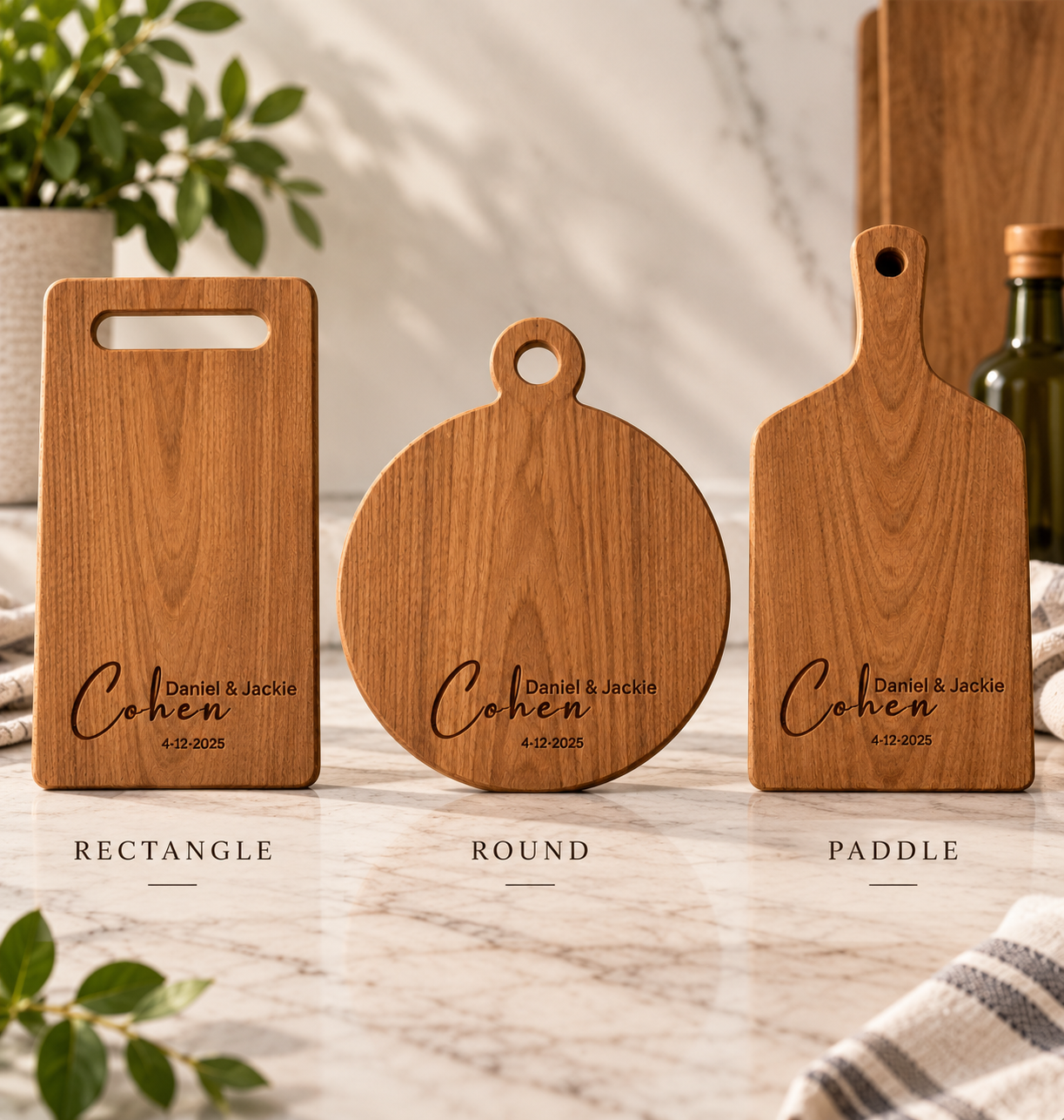 Personalized Wooden Cutting Board Favors